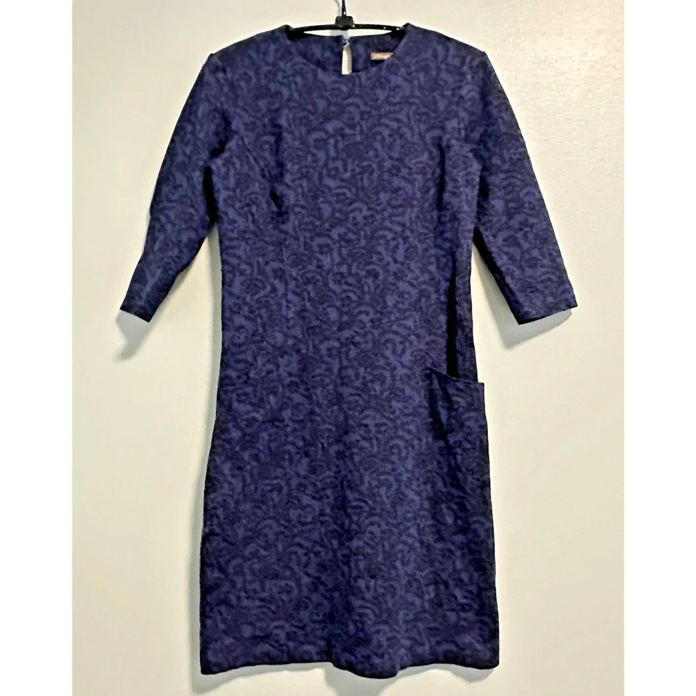 J McLaughlin Women XS‎ Dress Shift Catalina Cloth Pockets Paisley Purple